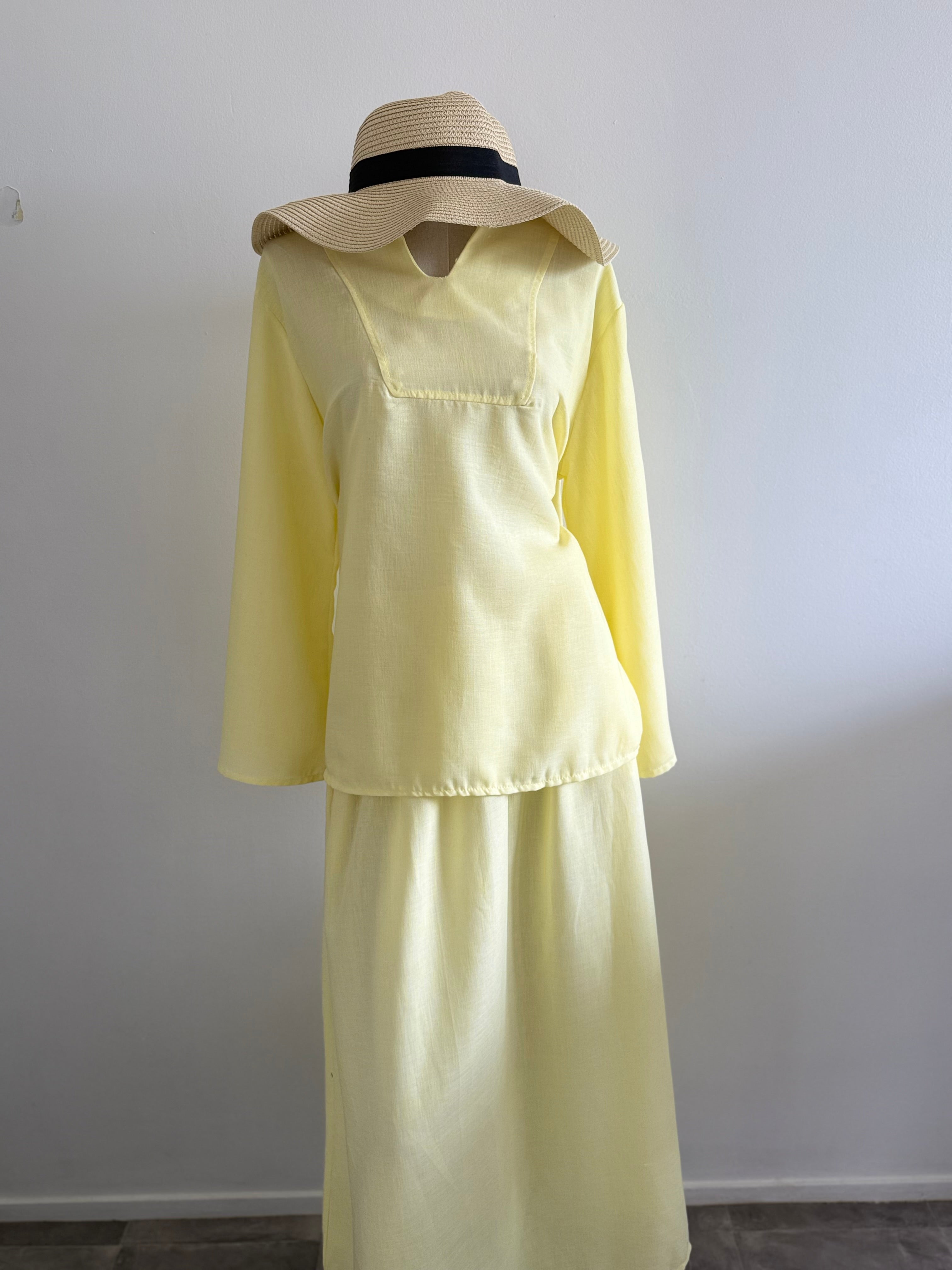 Ensemble Jupe effet Lin