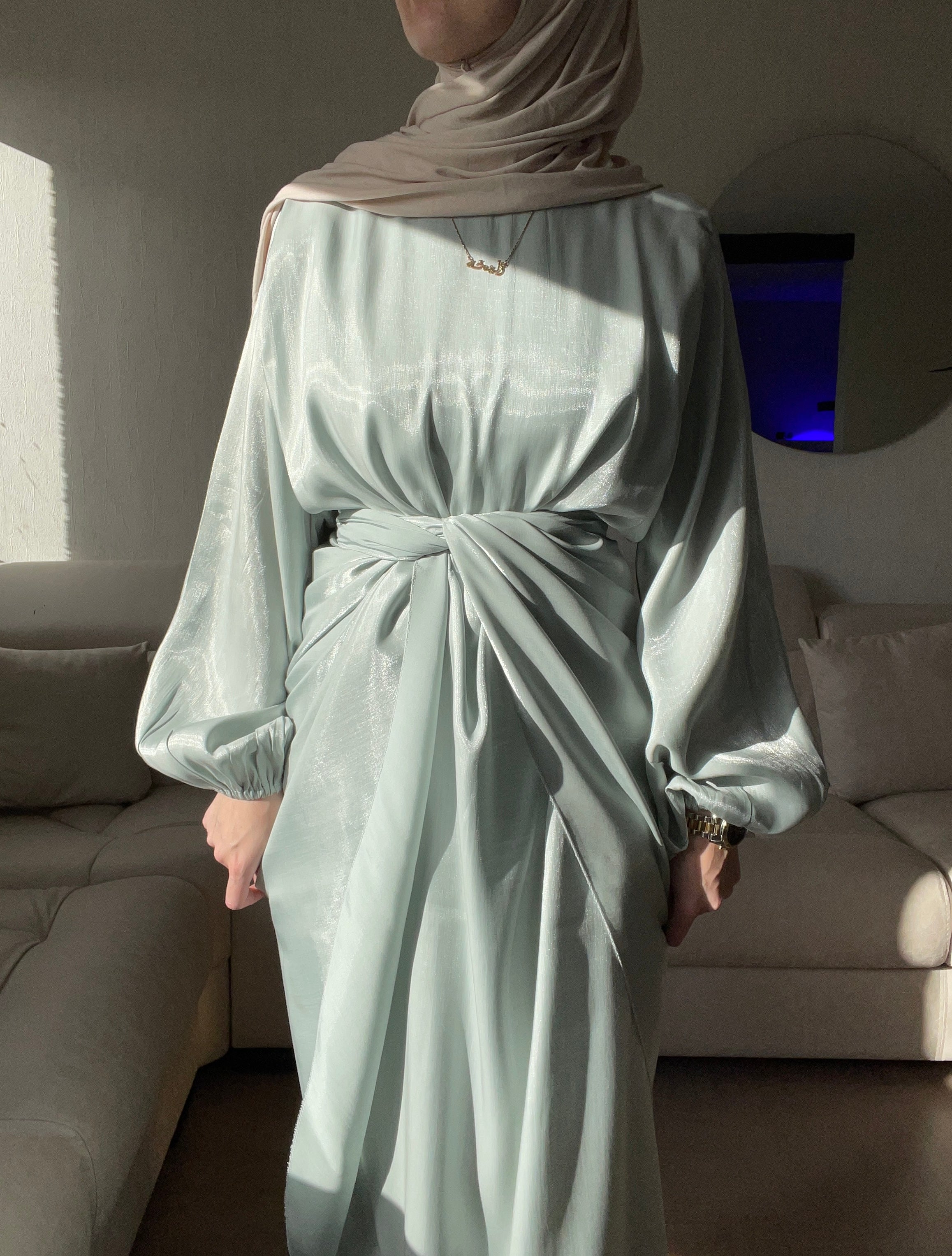 Abaya Wrap satiné