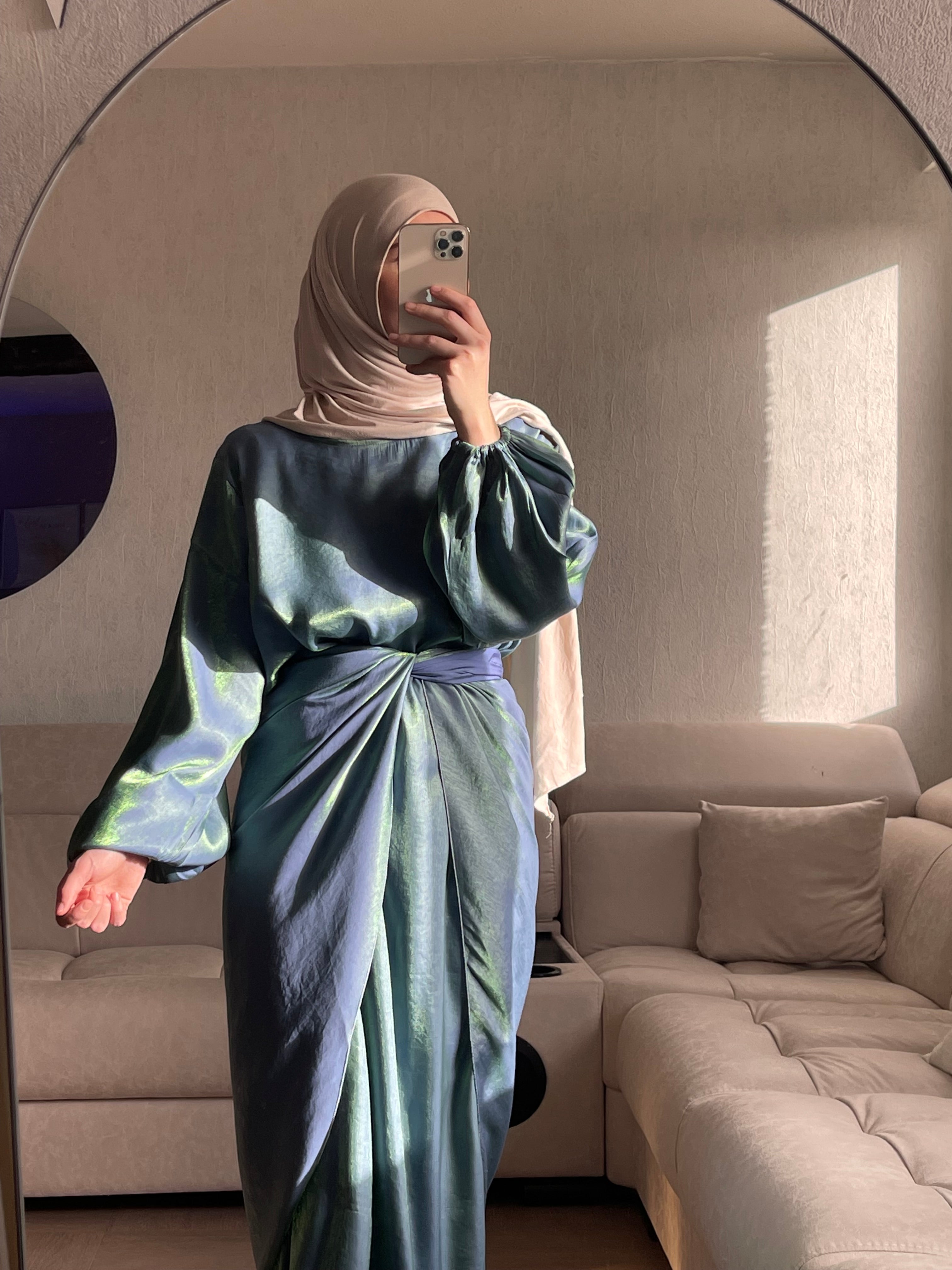 Abaya Wrap satiné