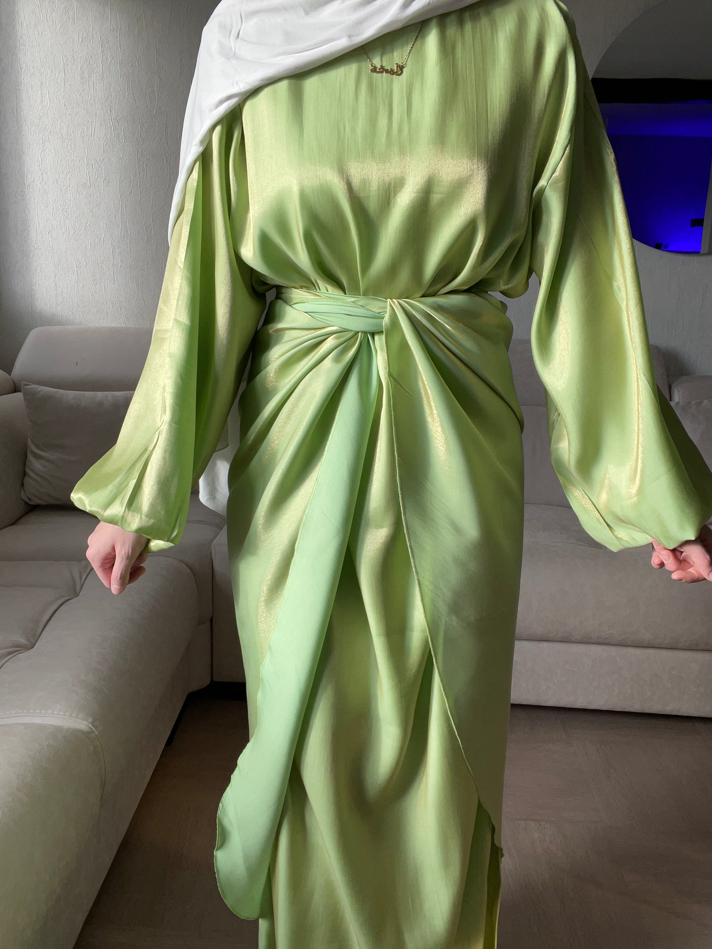 Abaya Wrap satiné