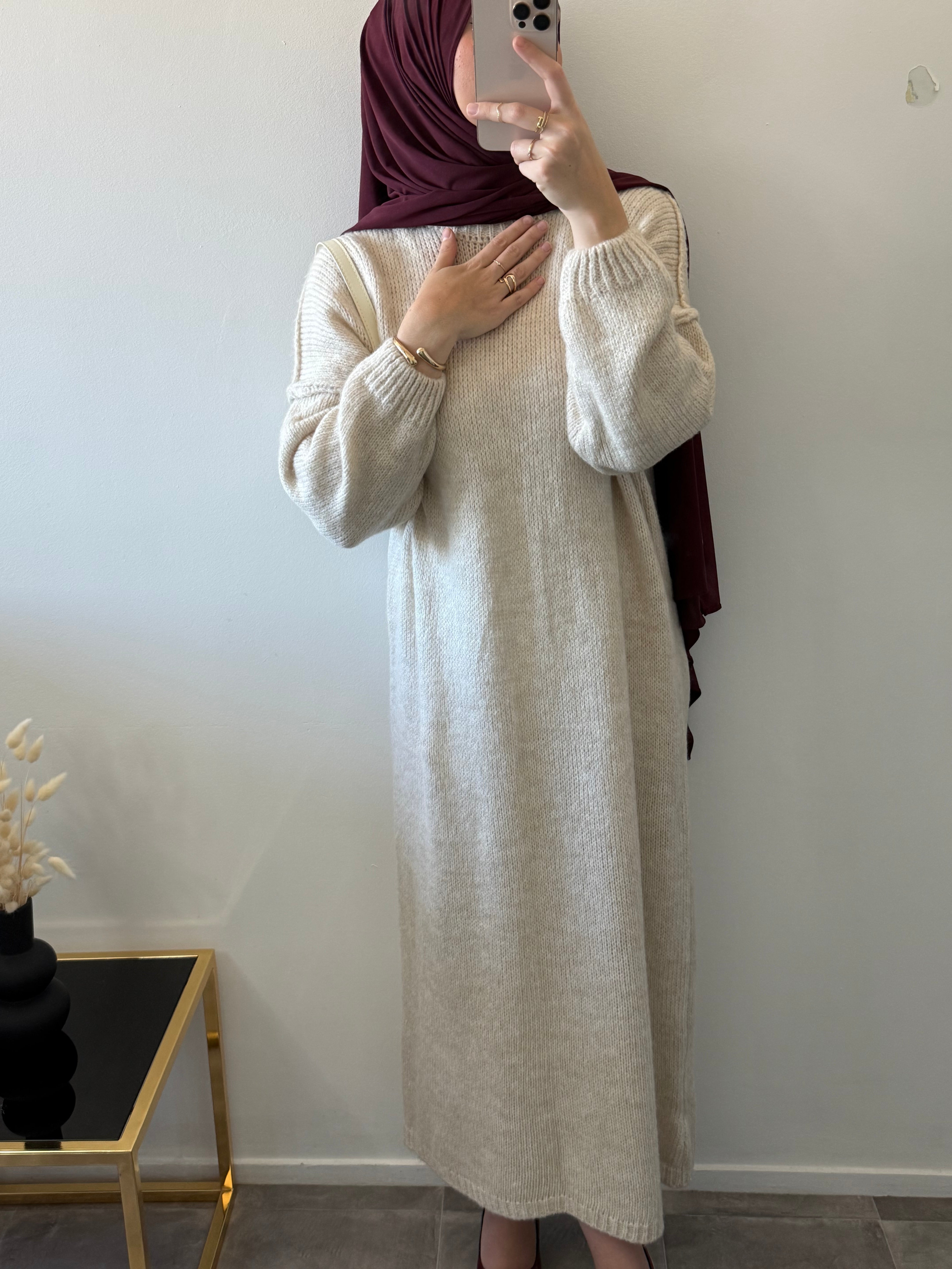 Robe pull tricot Hafsa