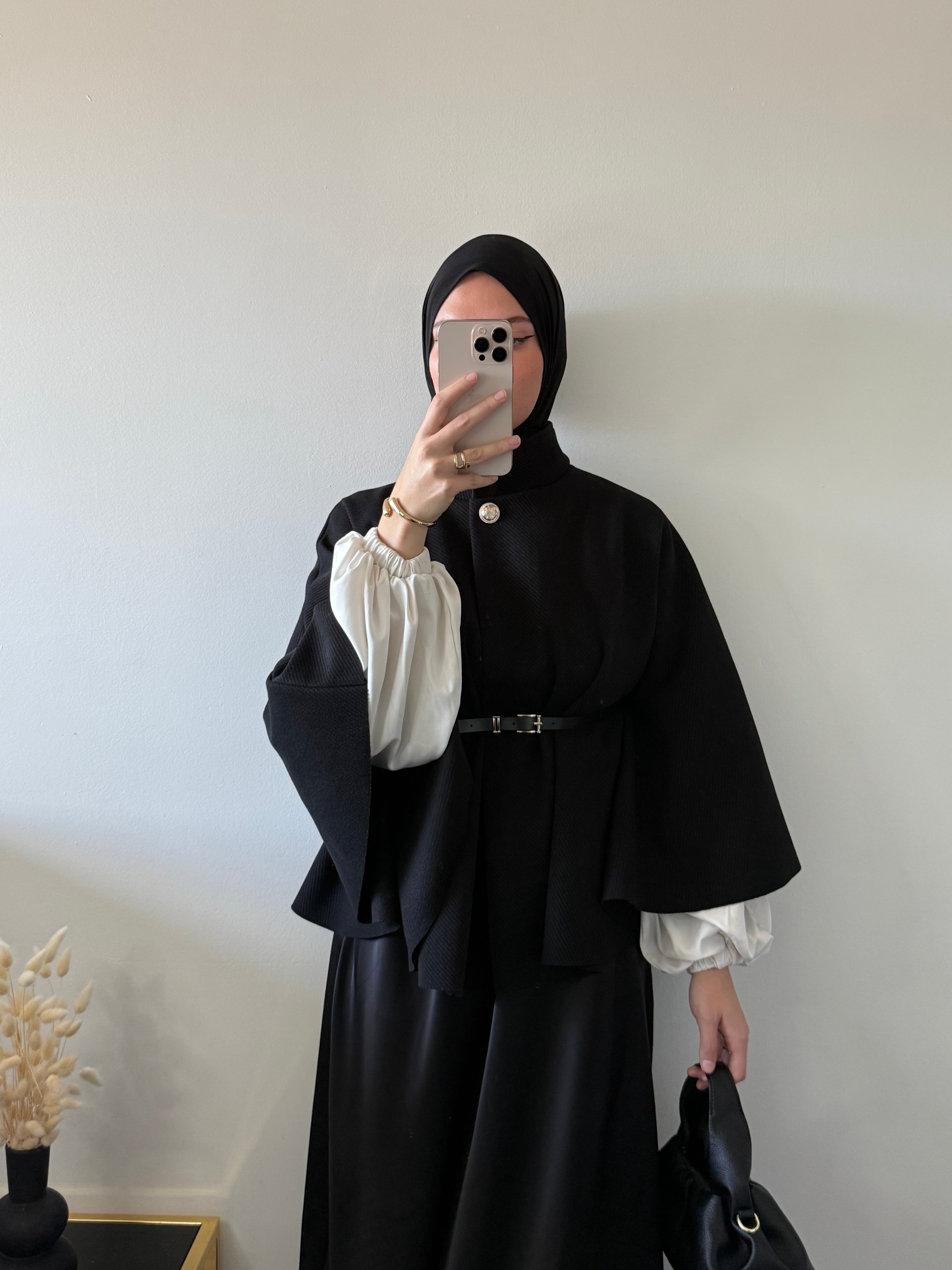 Poncho ceinturé ASSIA